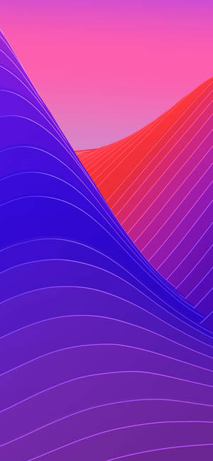 iPhone X Original Abstract Valuri — iPhone Xs Fundal