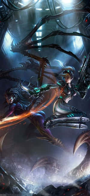 Fundal iPhone X Starcraft II — POCO M7 Plus Fundal