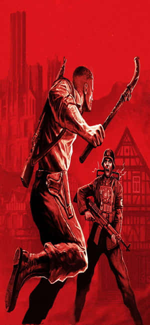 Fond Iphone Xs Wolfenstein Ii — RedMagic Fundal