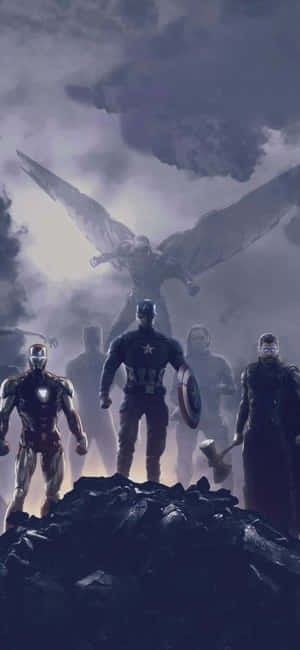 Fundal Iphone Xs Avengers — Galaxy M56 Fundal