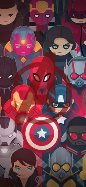 Fundal Iphone Xs Avengers — Galaxy A55 Fundal