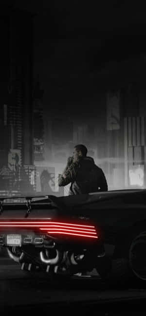 Iphone Xs Max Cyberpunk 2077 Background — Honor X5d Plus Fundal