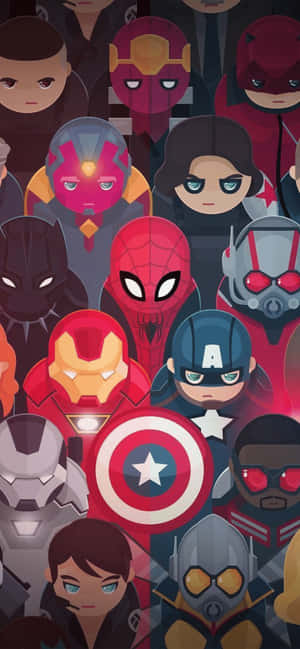 Iphone Xs Max Fundal Marvel — Honor 600e Fundal