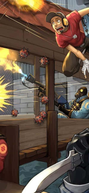 Iphone Xs Team Fortress 2 Background — Vivo Y6 Fundal