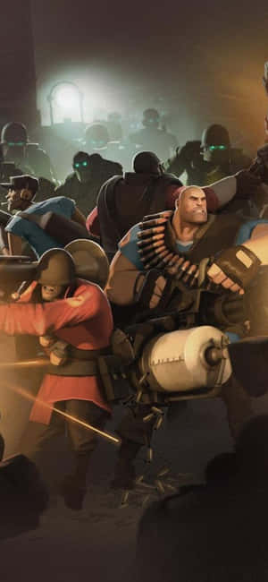 iPhone Xs Team Fortress 2 Fundal — Realme C75x Fundal