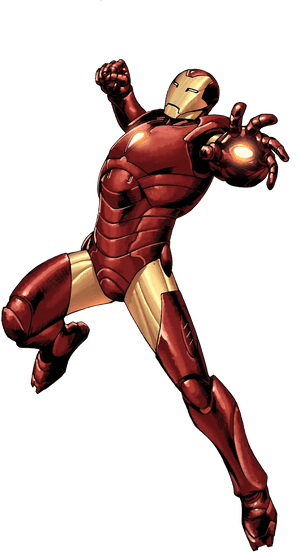 Iron Man în Poziție de Acțiune