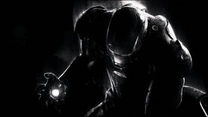 Wallpaper Iron Man Negru și Cool — Negru cool Fundal
