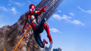 Iron Spider Spiderman Benzi Desenate — Spiderman Fundal