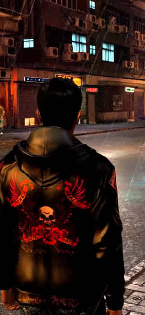 Iphone Xs Sleeping Dogs Fundal — Câini adormiți Fundal