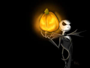 "Jack Skellington, Regele Orașului Halloween, din The Nightmare Before Christmas al lui Tim Burton" — The Nightmare Before Christmas Fundal