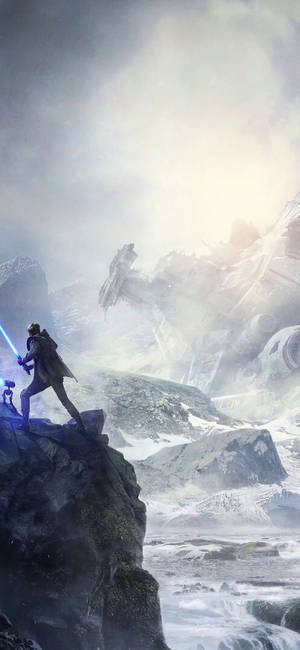 Distrugător Stelar Prăbușit Star Wars 4k Iphone — iPhone Air Fundal
