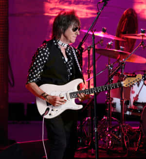 Jeff Beck de la Yardbirds – Turneu UK 2022 — Huawei Mate X7 Fundal