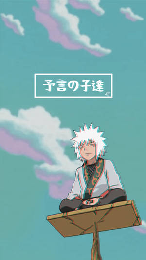 Jiraiya antrenându-l pe Naruto estetic — Naruto estetic Fundal