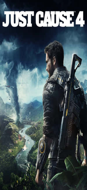 Fundal iPhone X Just Cause 4 — Galaxy F Fundal