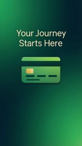 A motivational typography wallpaper with Green Card. — iPhone 5 Fundal