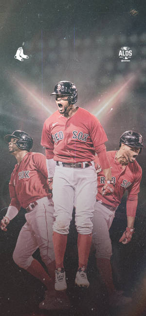 Jucător Red Sox Xander Bogaerts — iPhone 17e Fundal