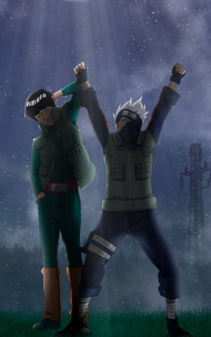 Kakashi cool și Rock Lee — Xiaomi Pad Mini Fundal