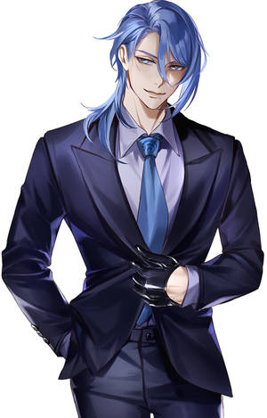 Kamisato Ayato In A Suit wallpaper — Redmi Pad Fundal