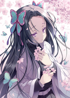 Kanae Kocho Artă Pastelată wallpaper — IQOO Pad Fundal