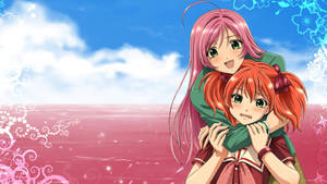 Kawaii Anime Rosario + Vampire Moka și Kokoa