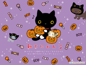 Kawaii Halloween Japonez — Kawaii halloween Fundal