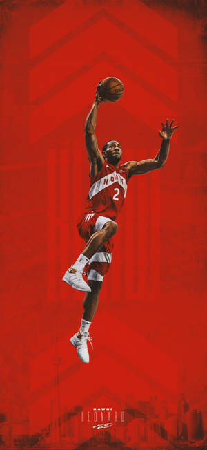 Wallpaper Kawhi Leonard NBA Raptors — iPhone 12 Pro Fundal