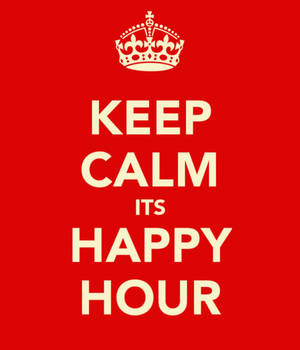 Fond de ecran keep calm happy hour — Tecno Phantom V Fold2 Fundal
