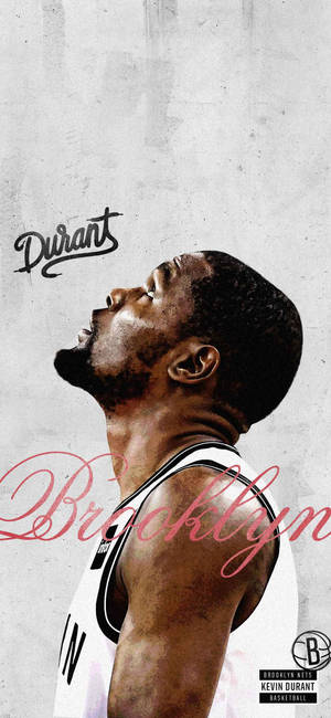 Fond de ecran Kevin Durant Brooklyn Nets — iPhone 17 Pro Fundal