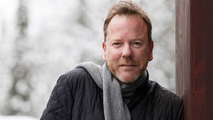 Kiefer Sutherland în Whistler Village, Canada