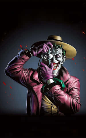 Killing Joke Joker 4K Phone — Pixel Tablet Fundal