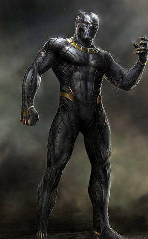 Fond de ecran Ilustrație Digitală Killmonger — Redmi Pad 2 Fundal
