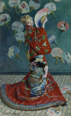 Fond de ecran La Japonaise de Claude Monet — Galaxy Tab S9 FE Fundal