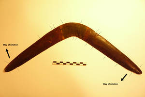 Labelled Wooden Boomerang wallpaper — 3:2 Fundal