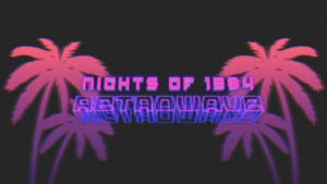 Laptop 1984 Estetică Purple Tumblr — Violet neon estetic Fundal