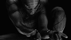 Laptop întunecat negru Spider Man