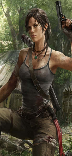 Fundal iPhone Xs Max Rise Of The Tomb Raider — iPhone 12 Pro Fundal