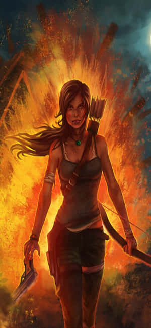 Fundal iPhone Xs Max Rise Of The Tomb Raider — iPhone X Fundal