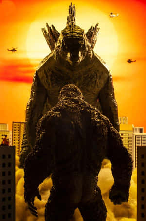 Legendă: Ciocnire Epică - Godzilla Vs Kong — Huawei MatePad 11.5 (2025) Fundal