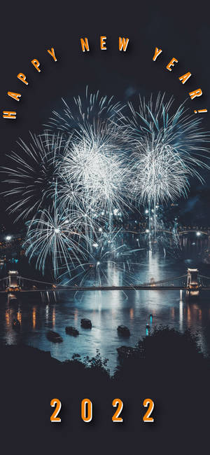 Legendă: Explozie Sărbătorescă de Anul Nou 2022 — iPhone 16 Fundal