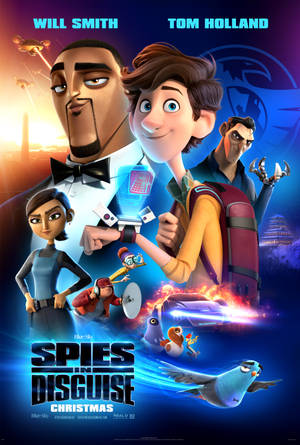 Legenda: Noul Poster Entuziasmant al Filmului Animat, Spies in Disguise — Xiaomi Pad Fundal