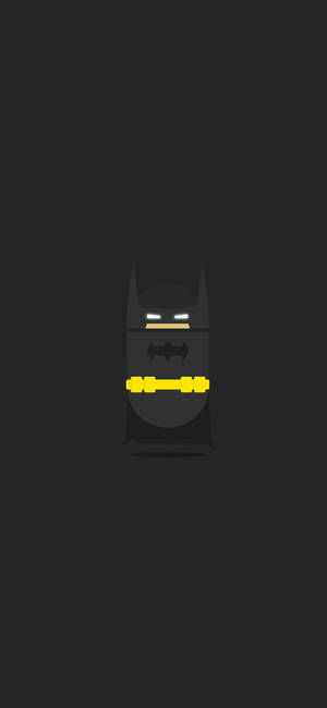 Batman În Minimal Întunecat iPhone — Galaxy S24 FE Fundal