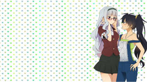 Wallpaper lesbiene anime Takane și Hibiki