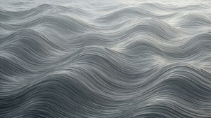 Model de valuri monocrom, calmant — Gri estetic Fundal