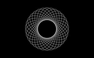 Oval — Alb negru estetic GIF Fundal