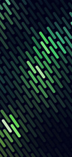Linii verzi abstracte pentru iPhone X
