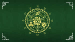 Link pregătit să înfrunte dușmanii în lumea The Legend Of Zelda — Legend of zelda GIF Fundal