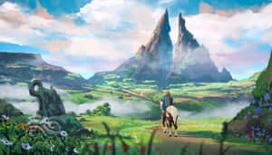 Link și Triforța Înțelepciunii din franciza The Legend of Zelda