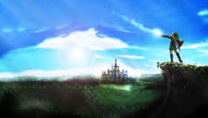 Link și Zelda aleargă să salveze Arhipelagul în The Legend of Zelda — Legend of zelda GIF Fundal