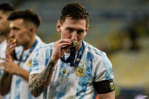 Messi Medalia 2021 — Messi Fundal