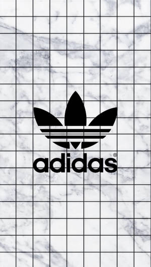 Logo Adidas pe Marmură Albă, Estetică Tumblr — Estetică tumblr Fundal